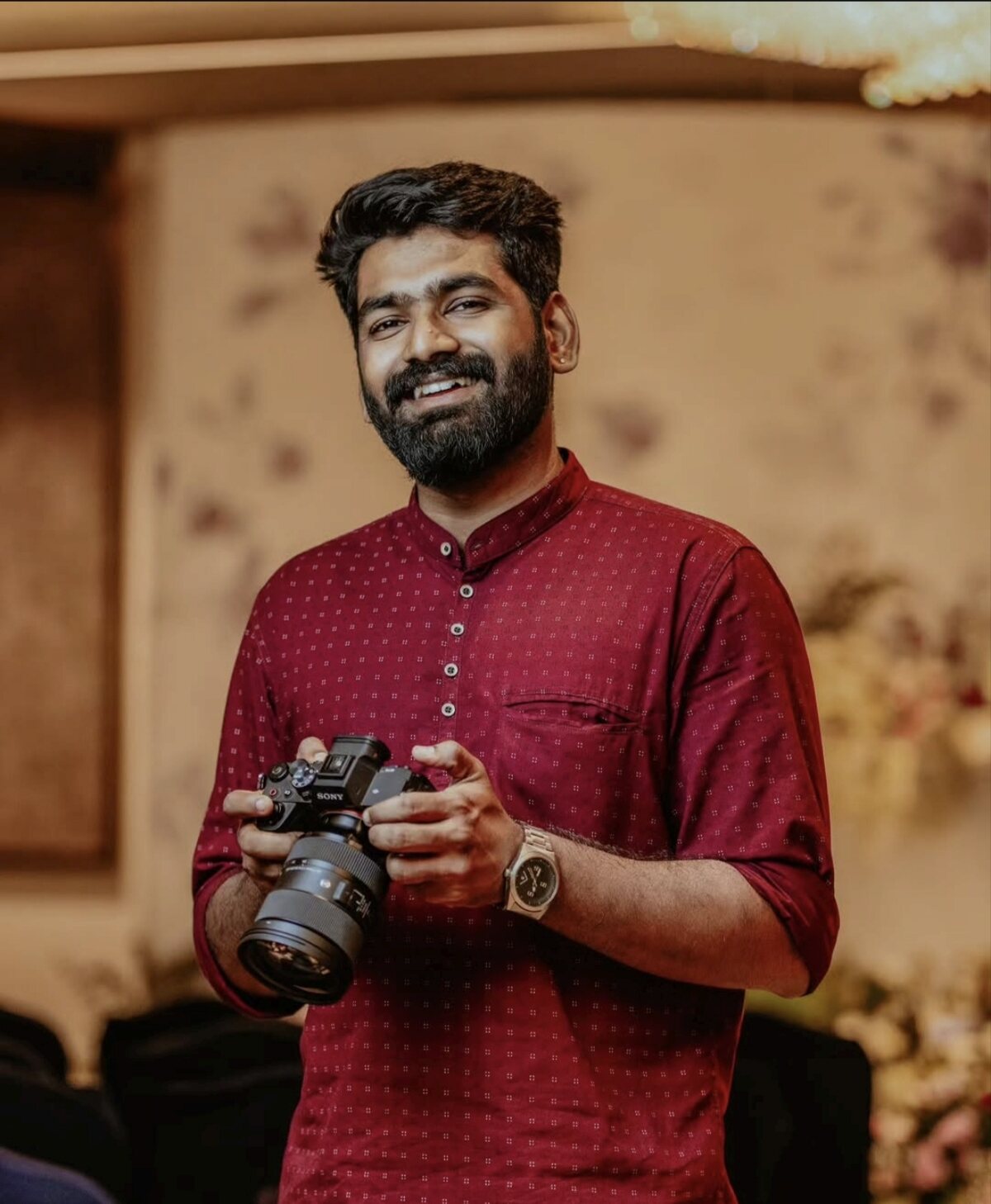 Mr. Jagadhish Raghuram, founder of Studio J, Chennai wedding photographer